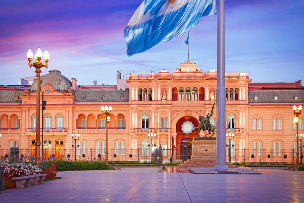 Casa Rosada building in Buenos Aires, office of the President of Argentina