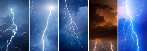 istock Lightning and stormy clouds smart phone wallpapers 1190732224