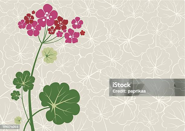 Vetores de Gerânio Fundo e mais imagens de Gerânio - Flor temperada - Gerânio - Flor temperada, Vector, Abstrato