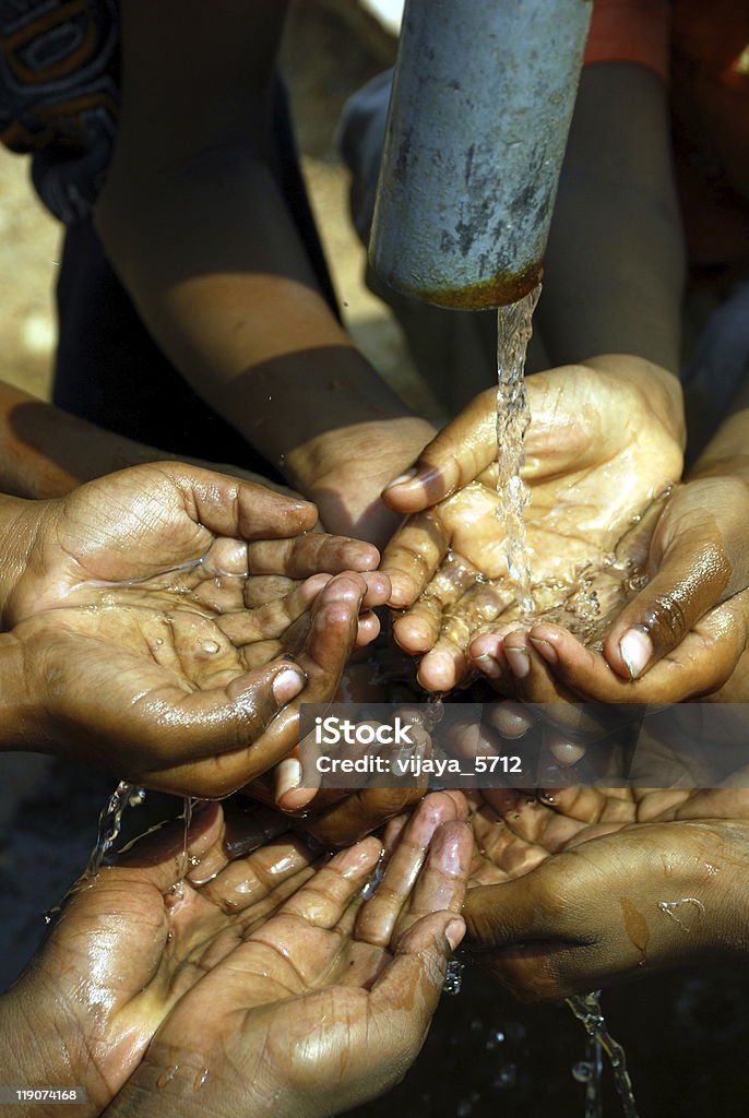 Wasser & Hände - Lizenzfrei Armut Stock-Foto