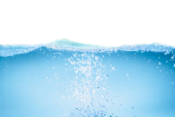 istock Water splash with bubbles of air 1190745720