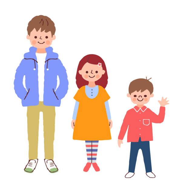 556 Three Siblings Illustrations & Clip Art - iStock | Brother and sister,  Playing kids, Nanny