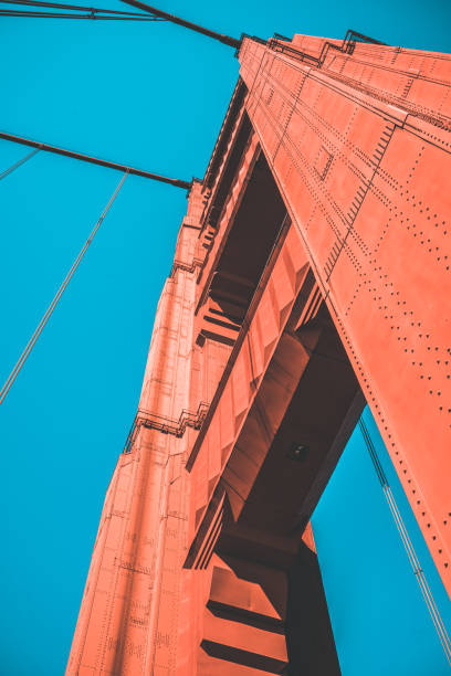 istock the Golden Gate Bridge tower closeup . San-Francisco 1190752489