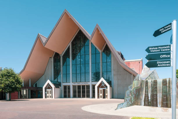 Holy Trinity Cathedral in Parnell, Auckland, New Zealand stock photo