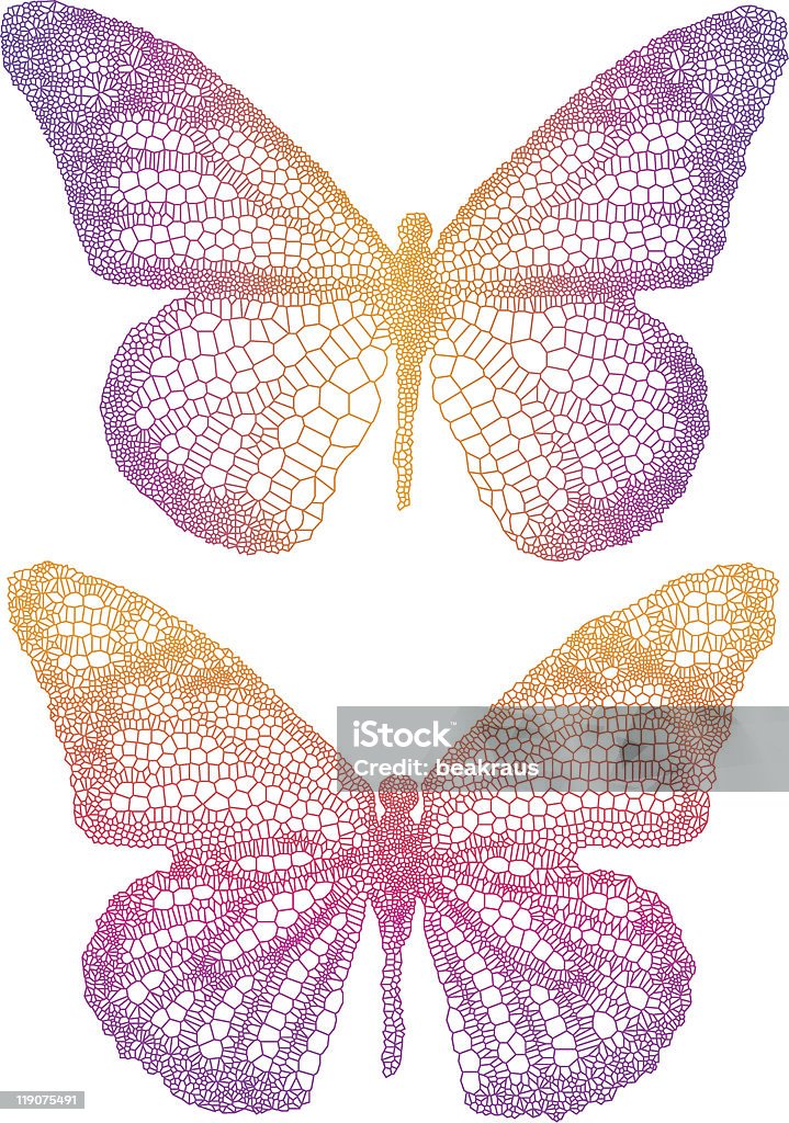 Hermosas mariposas - arte vectorial de Abstracto libre de derechos