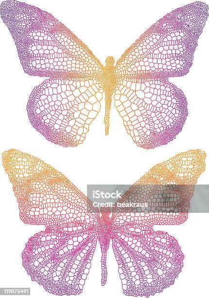 美しい蝶 - イラストレーションのベクターアート素材や画像を多数ご用意 - イラストレーション, オレンジ色, カットアウト