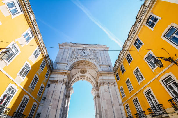 istock Rue Augusta Arch in Lisbon. 1190755996