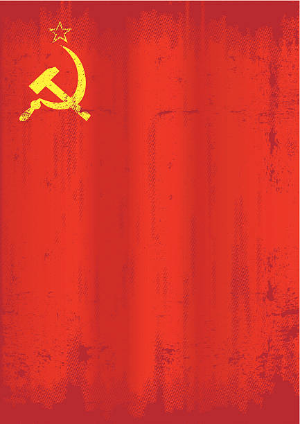 ilustrações, clipart, desenhos animados e ícones de bandeira de grunge união soviética - flag russian flag russia dirty