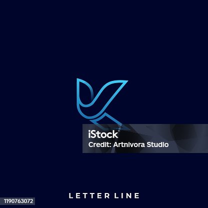 istock Abstract Letter Illustration Vector Design template 1190763072