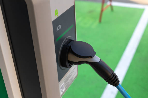 istock Power supply for electric car 1190763142