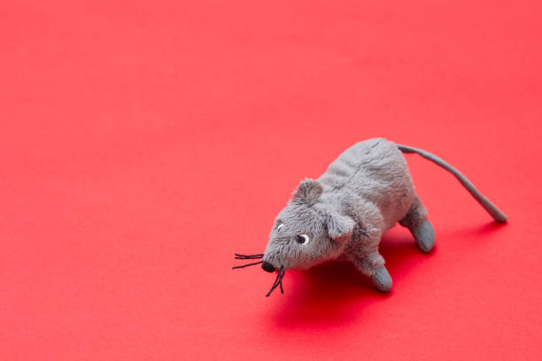 istock Mouse paper balloon. 2020 New Year card 1190764187