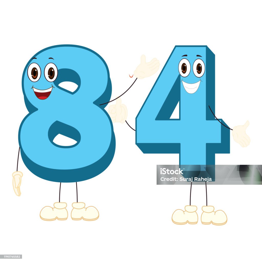 84 Vector Number84character Vector Image Stock Illustration - Download Image Now ...