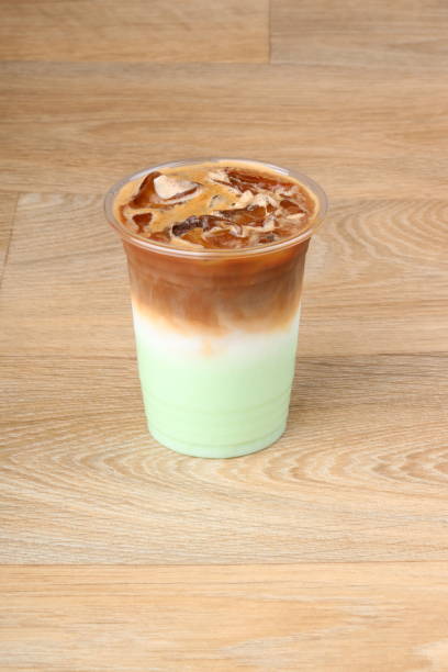 istock iced pistachio latte cup 1190770461