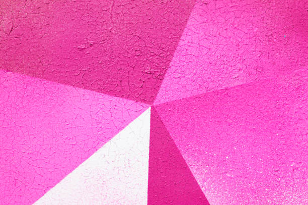 istock Background photo of a textured wall with a geometric pattern in pink. 1190771887