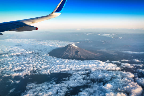 istock Fuji seen from the sky 1190780641