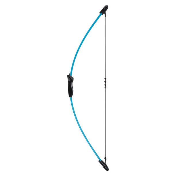 istock blue training sports bow on a white background, vertical position 1190781493