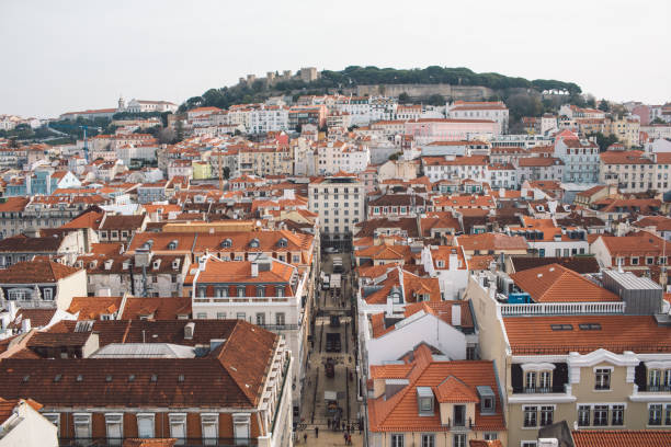 istock High Angle View Of Townscape Against Sky 1190783677