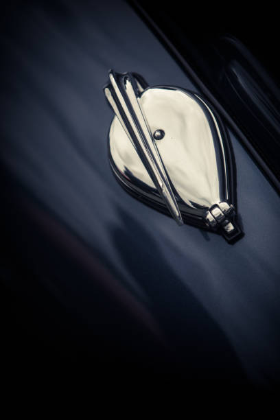 istock Fuel cap on a vintage car 1190790901