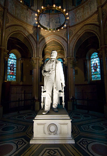 istock James A Garfield Memorial and statue 119079503