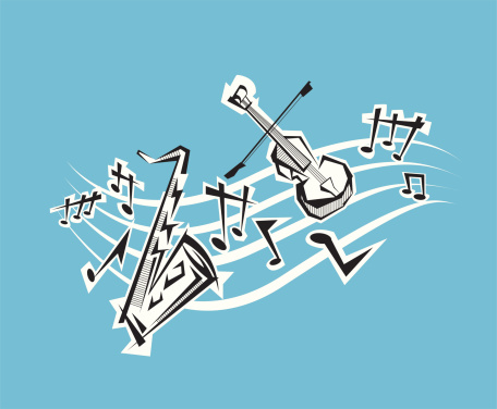 Notes Instrushen Musical Notes And Instruments Stock Illustration - Download Image Now ...
