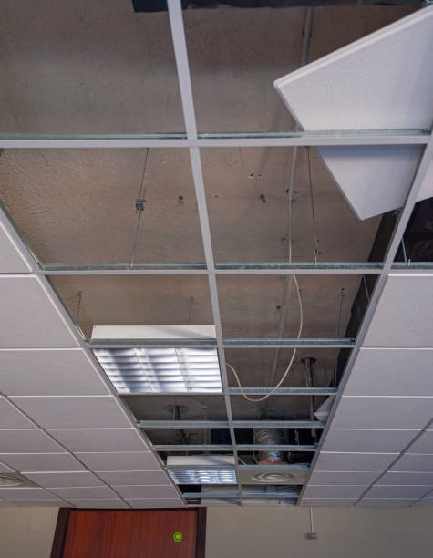 istock Construction of the structure of a suspended ceiling 1190801151