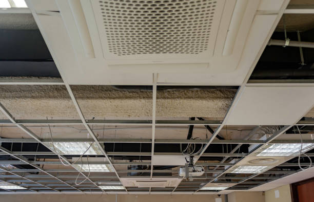 istock Construction of the structure of a suspended ceiling 1190801210