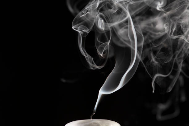 istock Close-up of burnout candle 1190806613