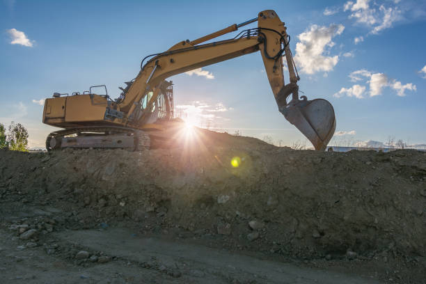 istock Movement of earth and rock in a construction site in Spain 1190809295