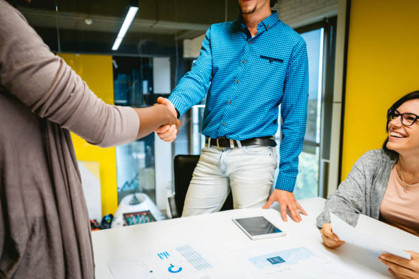 istock Welcome to out team 1190812900