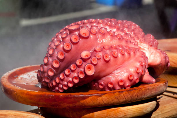 istock Boiled octopus close up, Galicia, Spain. 1190819230