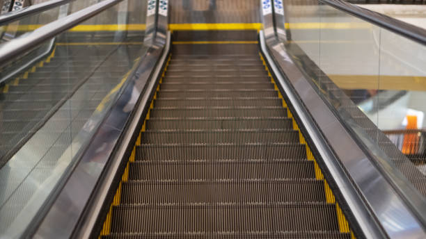 istock Escalators in department stores selling 1190820431