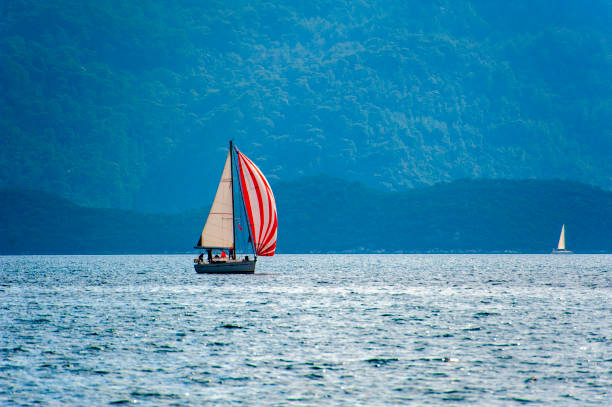 istock Sailing with colorful spinnaker 1190821663