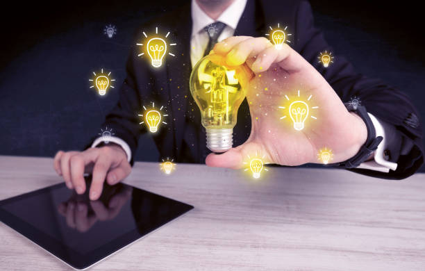 istock businessman has a bright idea concept 1190821805