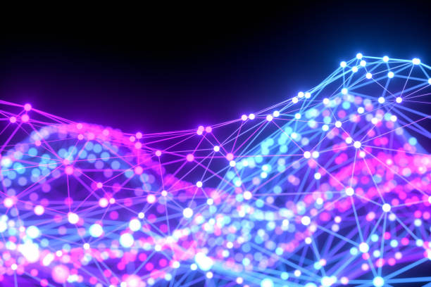 istock Global digital mesh network, Blockchain, Futuristic Technology 1190823269
