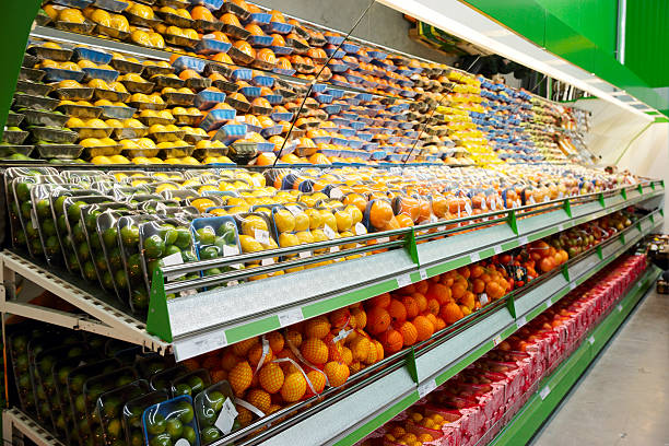 istock Shelf with fruits 119082393
