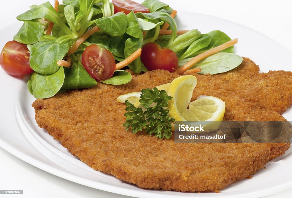 schnitzel vienense (escalope - Foto de stock de Alemanha royalty-free