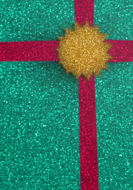 istock Illustration of quaint gift background made of glitter material. 1190824721