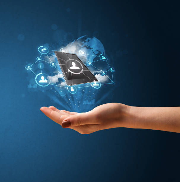 istock Cloud technology in the hand of a woman 1190824822