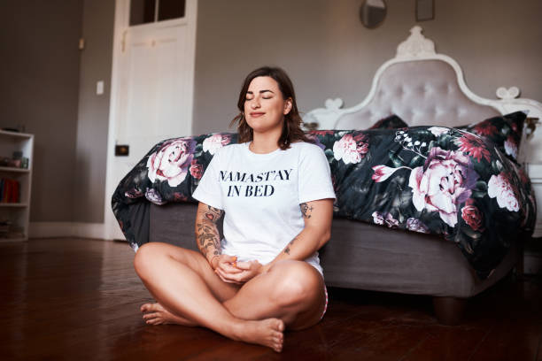 istock Yoga made me a better me 1190824938