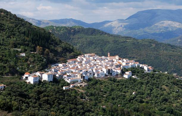 istock White town in the mountains, Algatocin, Spain. 1190826698