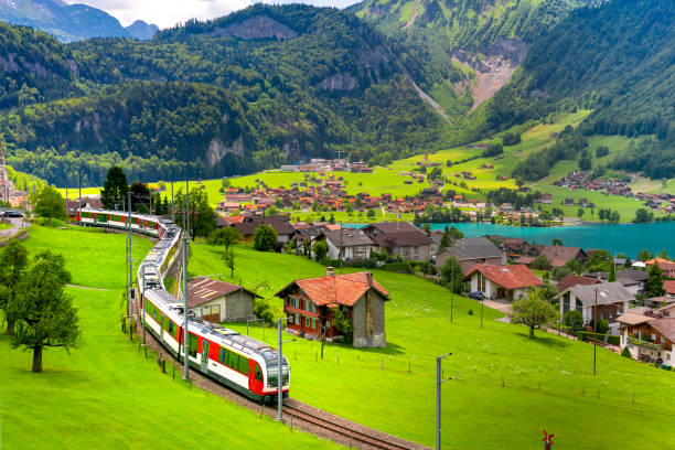 istock Swiss village Lungern, Switzerland 1190828944