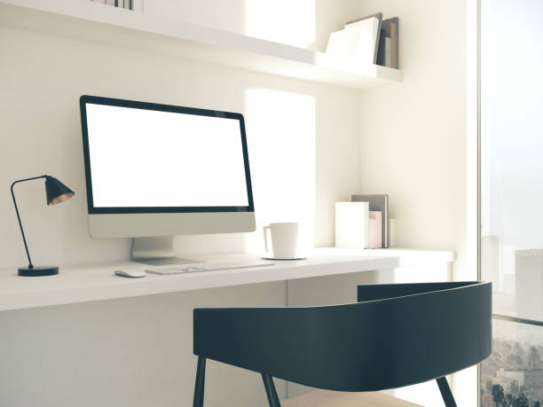 istock mockup computer monitor on worktop 1190829272