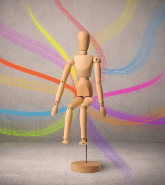 istock Wooden mannequin 1190831227