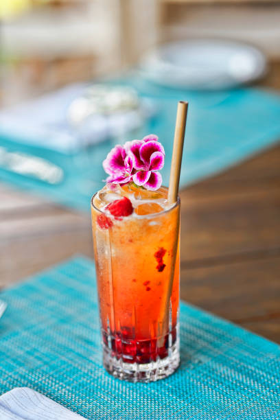 istock Summertime refreshment ,cocktails beside swimming pool 1190832287