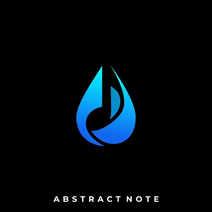 Water Music Illustration Vector Template. Suitable for Creative Industry, Multimedia, entertainment, Educations, Shop, and any related business.