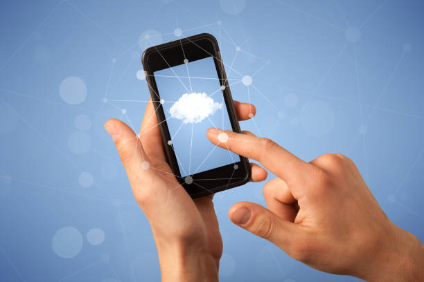istock Female hand holding smartphone 1190836920