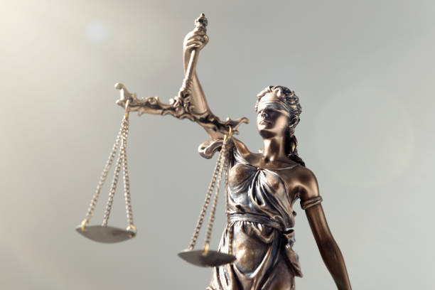 istock Statue of Justice - lady justice, law concept 1190838972