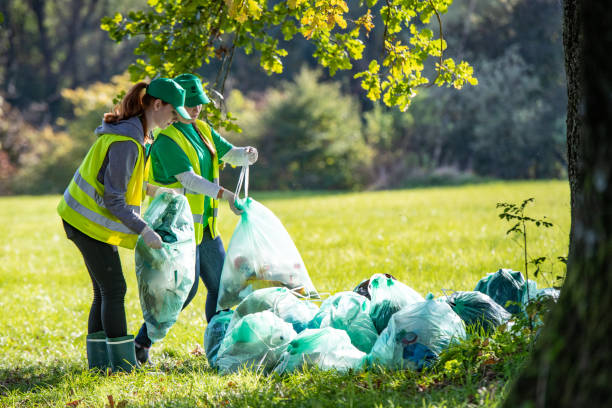istock Volunteers carrying bin bags 1190841215