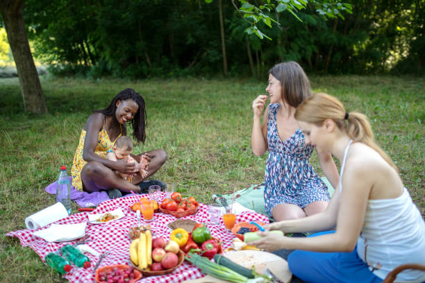 istock Healthy vegan eating in nature 1190841322