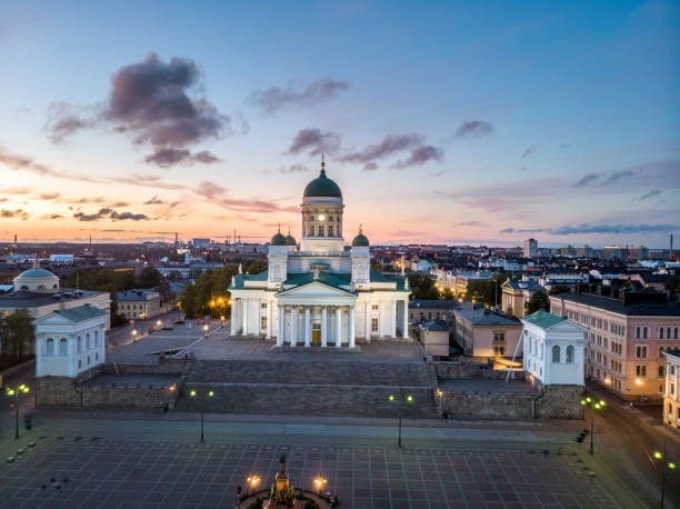 istock Finland aerial view 1190841416